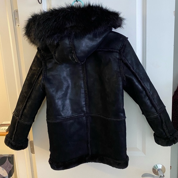 denali shearling jacket kids